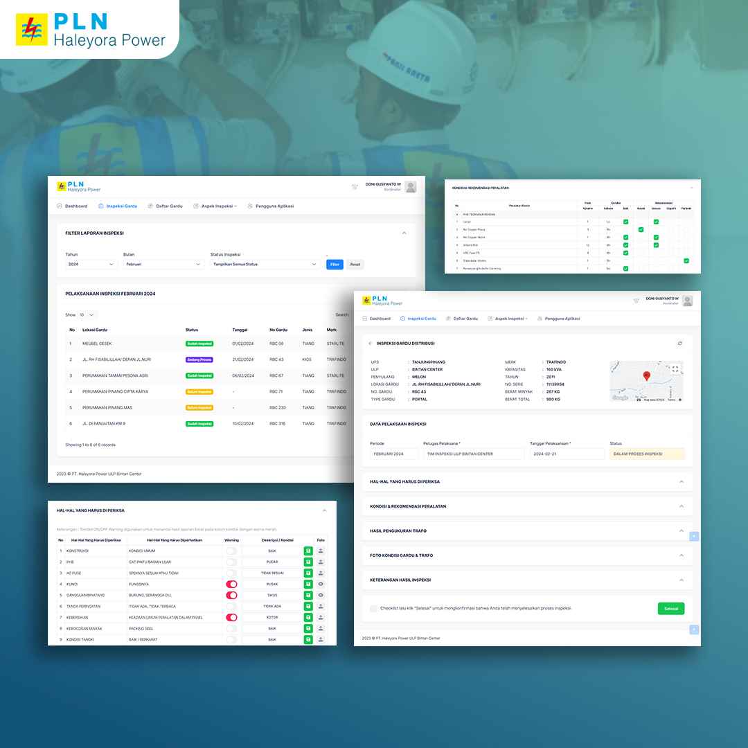 Aplikasi Inspeksi Gardu - PLN ULP Bintan Center